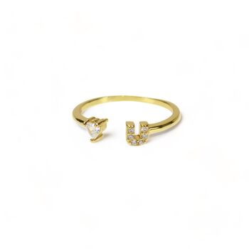 Love You Rings, Rose Or Gold Vermeil 925 Silver, 2 of 8