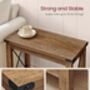 Two Tier Side Table End Table Shelf, thumbnail 4 of 6