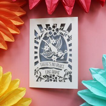 There's No Place Like Home Paper Cut Card, 7 of 9