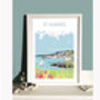 St Mawes Harbour Cornwall Art Print, thumbnail 2 of 3