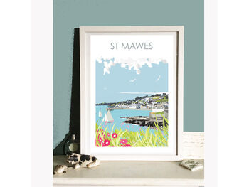 St Mawes Harbour Cornwall Art Print, 2 of 3