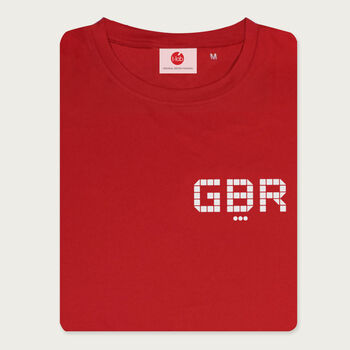 Gbr Red Sports Activewear T Shirt, 2 of 6