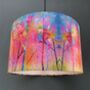 Artist Handmade Lampshade Abstract Forest, thumbnail 6 of 7