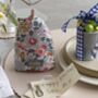 Easter Table Personalised Egg Cosy Liberty Fabric, thumbnail 5 of 6