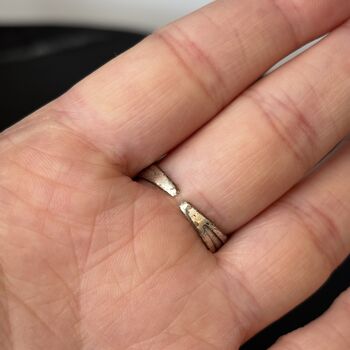 Roman Style Silver Disc Adjustable Ring, 8 of 8