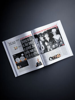 U2 Personalised Gift Music Legend Deluxe Tribute Book, 7 of 8