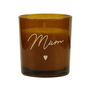 Personalised Name Amber Glass Candle, thumbnail 6 of 8