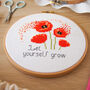 Poppies Cross Stitch Kit, thumbnail 3 of 4
