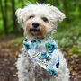 Personalised Floral Spring Pet Dog Bandana, thumbnail 1 of 3
