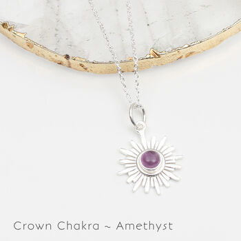 Personalised Semi Precious Stone Chakra Necklace, 3 of 12
