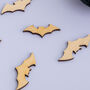 Wooden Bat Halloween Table Confetti, thumbnail 2 of 3