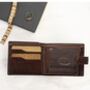 Personalised Thick Oiled Leather Wallet Rfid, thumbnail 4 of 10