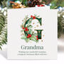 Personalised Initial Christmas Card – Any Letter, thumbnail 6 of 8