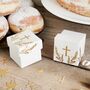 10 Gold Cross Favour Boxes, thumbnail 1 of 3