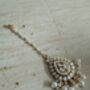 Antique Kundan And Pearl Tikka, thumbnail 3 of 4