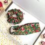Green Christmas Scrunchie And Headband Gift Set, thumbnail 1 of 8