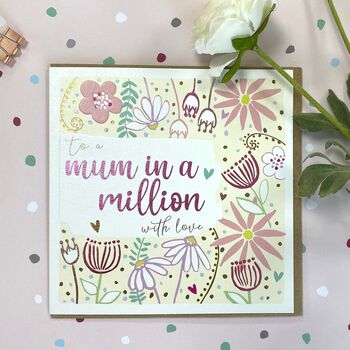 To A Mum In A Million Card Birthday, 2 of 2