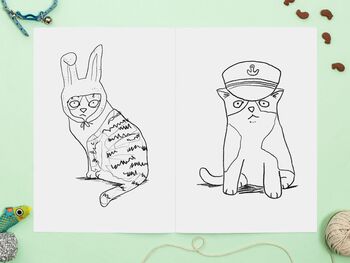 Colouring Books Dogs And Cats Pack Of Four, 4 of 12