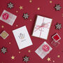 Christmas Elf Thank You Card Making Kit, 10 Pack, thumbnail 4 of 5
