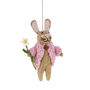 Handmade Felt Blossom The Bunny Hanging Decoration, thumbnail 2 of 2