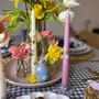 Clay Flower Gingham Candle Holders, thumbnail 5 of 9