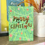 Merry Christmas Greeting Card, thumbnail 3 of 3