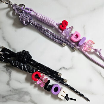Personalised Letter Handbag Charm And Phone Strap, 3 of 12