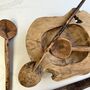 Antique Indian Primitive Wooden Spoons, thumbnail 5 of 6