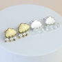Raincloud Dangle Stud Earrings For Friends, thumbnail 1 of 2