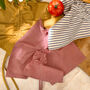 Eloisa Blue Stripes Cotton Napkins With Pleating Channels Set Of Six, thumbnail 1 of 5