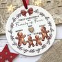 First Christmas As A Family Of Four Acrylic Decoration, thumbnail 1 of 3