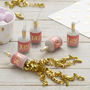 Gold Foiled Yay! Ombre Pink Party Poppers Pick And Mix, thumbnail 1 of 3