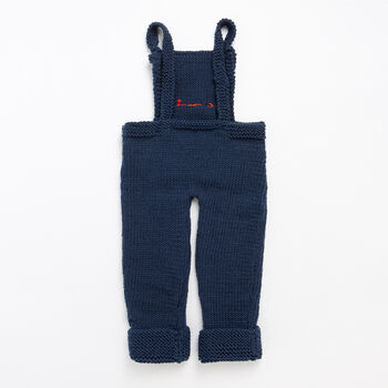 Soft Play Toddler Dungarees Intermediate Knitting Kit, 3 of 8