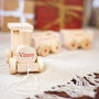 Personalised 1st Christmas Wooden Train Set, thumbnail 4 of 6