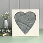 Silver / Gold Wedding Heart Shaped Map Print On Wood, thumbnail 4 of 10