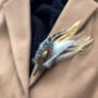 Country Style Feather Corsage Brooch Pins, thumbnail 5 of 12