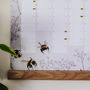 'Exciting Times Ahead' 2025 Bumblebee Wall Planner, thumbnail 2 of 10