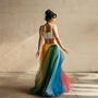 Maxi Bridal Tulle Rainbow Skirt, thumbnail 1 of 11