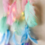 New Baby Born Gift, Pink Pastel Dream Catcher For Girls, thumbnail 4 of 7