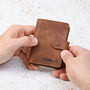 Personalised Leather Pop Up Card Wallet, thumbnail 3 of 8