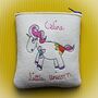 Personalised Unicorn Purse, Embroidered, thumbnail 8 of 12