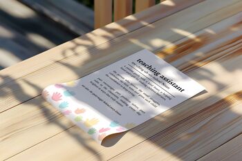 Personalised Teaching Assistant Definition Print, 3 of 4