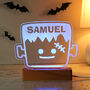 Personalised Frankenstein Wooden LED Light, thumbnail 7 of 9