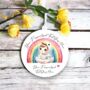 Personalised Cute Child Swan Rainbow Decoration, thumbnail 2 of 2