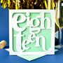 Papercut 18th Birthday Card, thumbnail 2 of 4