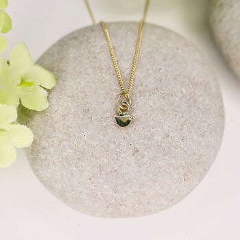 Mini Bird Necklace In 14ct Gold, 2 of 4