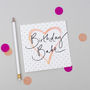 'Birthday Babe' Polka Dot Heart Card, thumbnail 1 of 2