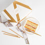 Gold '20th' Birthday Number Cake, thumbnail 3 of 3