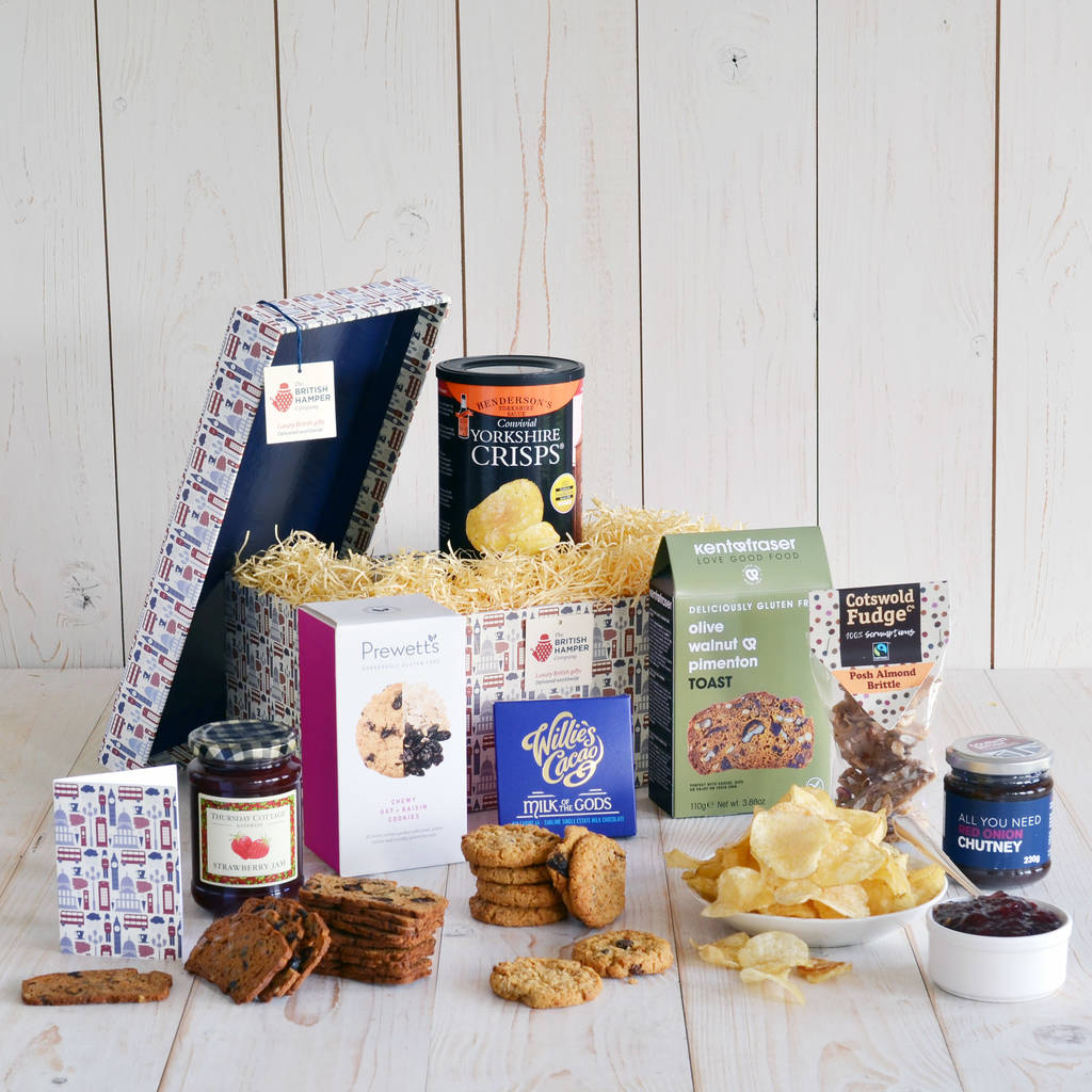 luxury gluten free hamper by the british hamper company