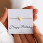 Dainty Heart Bracelet With Birthstone, thumbnail 7 of 8
